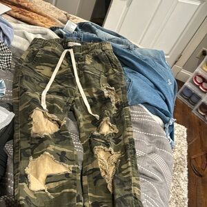 camo joggers